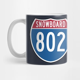 Snowboard Vermont Mug